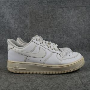Nike Shoes Womens 7.5 Air Force 1 Low Sneakers Casual White Trainer Lace Up